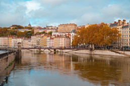 une belle vue de lyon